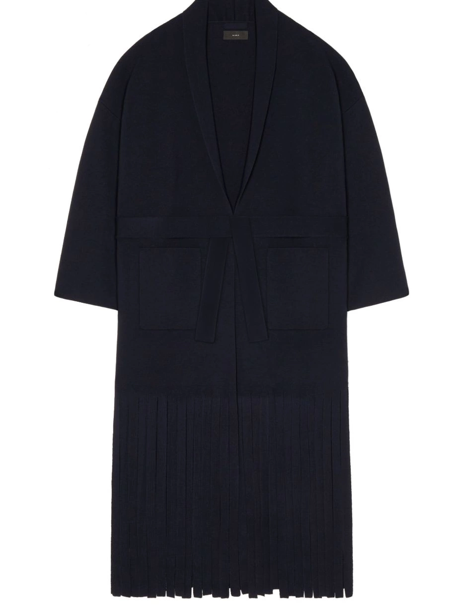 Affordable fringed Women belted Alanui coat 0814